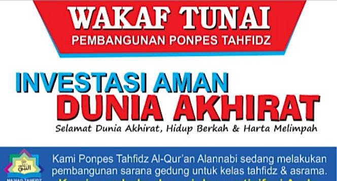 Wakaf Buat Penghafal Al-Quran Anak Yatim Dhuafa