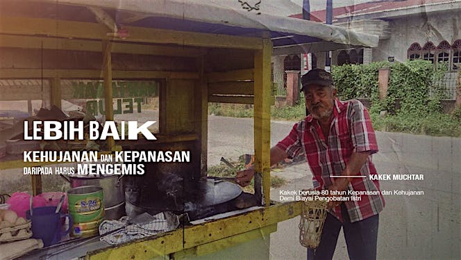 Bantu Usaha Kakek Mukhtar Biayai Pengobatan Istri