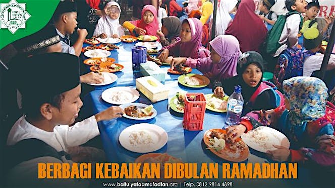 Berbagi Kebaikan Ramadhan Untuk Yatim Dan Dhuafa
