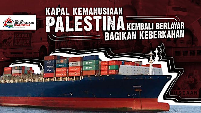 Layarkan Ribuan Ton Bantuan untuk Palestina