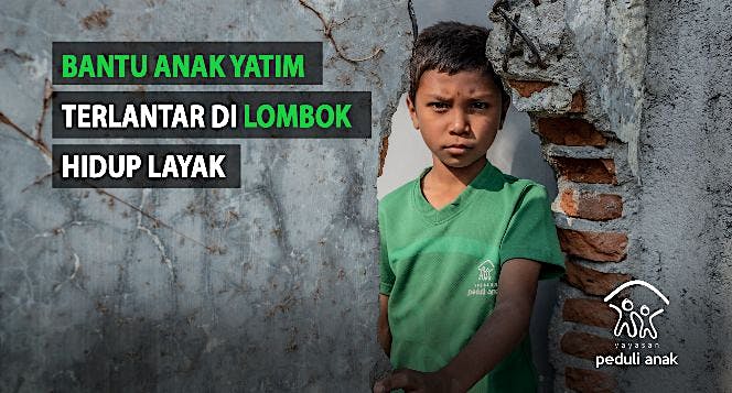 Zakat untuk Bantu Anak Yatim Lombok Bangkit