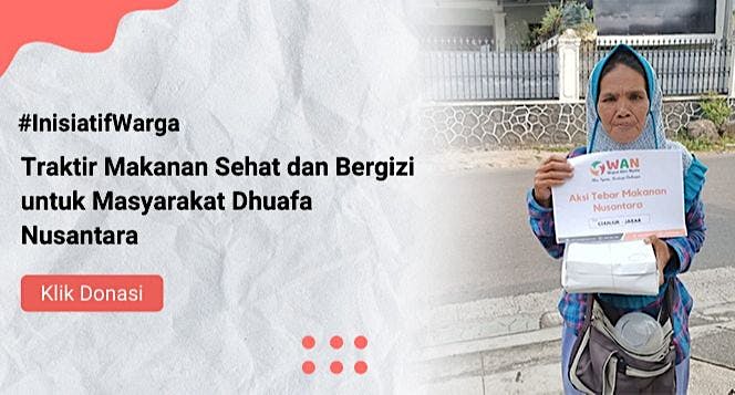 Aksi Berbagi Makanan Gratis di Pelosok Nusantara