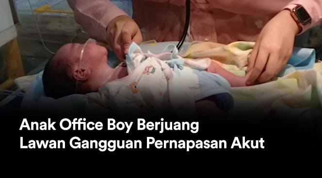 Bantu Afiyah, Bayi Office Boy Lawan 3 Penyakit