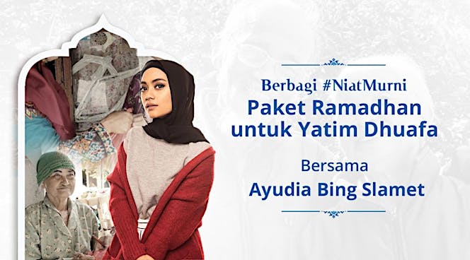 #NiatMurni Bagikan Paket Ramadhan Yatim Dhuafa