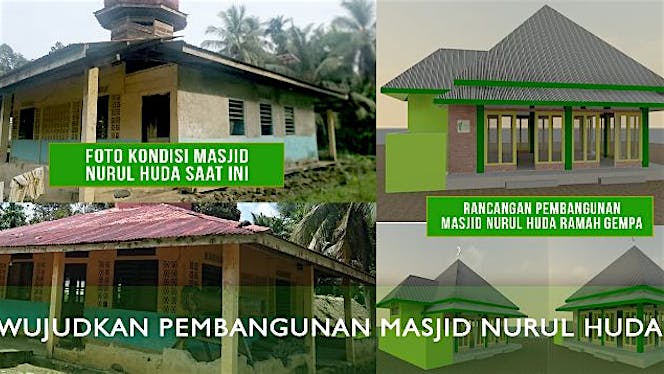 Bantu Pembangunan Masjid Nurul Huda di Tubeket