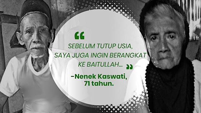 Rumah dan Umroh untuk Kakek dan Nenek Kaswati