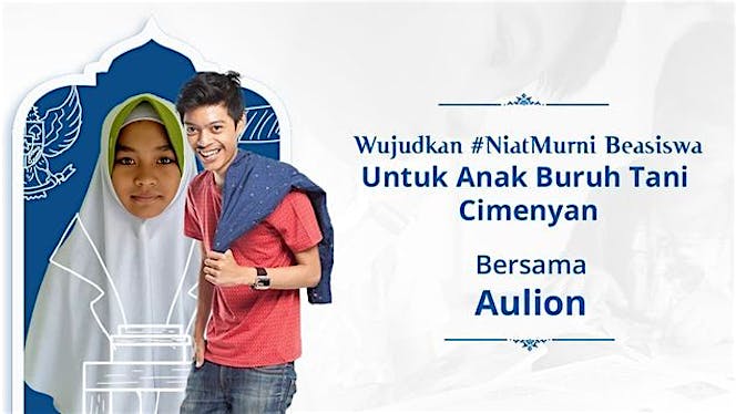 #NiatMurni Ramadhan Beasiswa Anak Tani Cimenyan