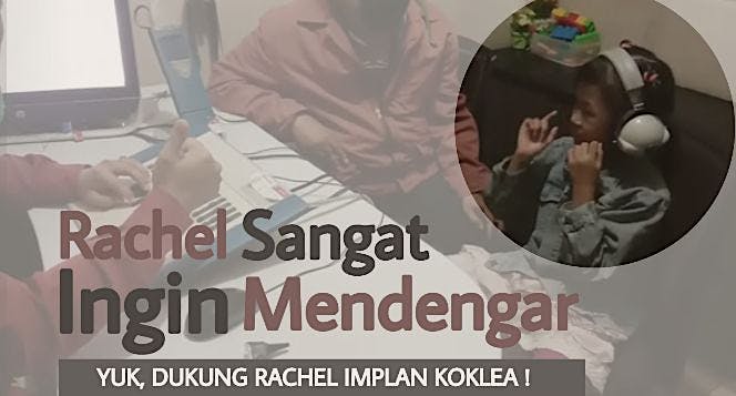 Dukung Rachel Implan Koklea