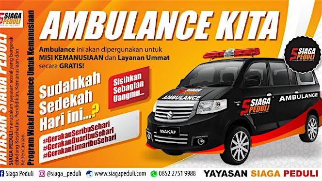 Ambulance kemanusiaan untuk ummat