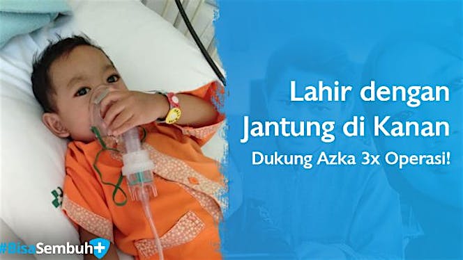 Bantu Azka #BisaSembuh bersama Kitabisa