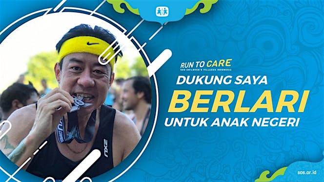 Rudyanto Yaphar berlari 150KM untuk Mimpi Anak