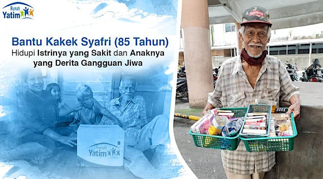 Hidup dari 15 rb/hari, Bantu Ribuan Lansia Dhuafa