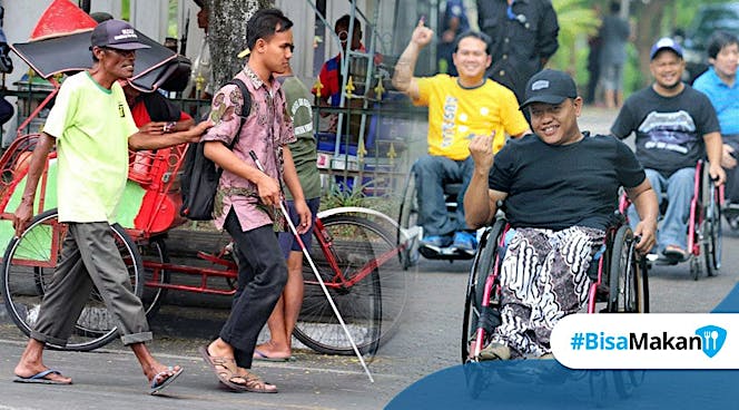 Bantu Ratusan Disabilitas Lanjutkan Hidup
