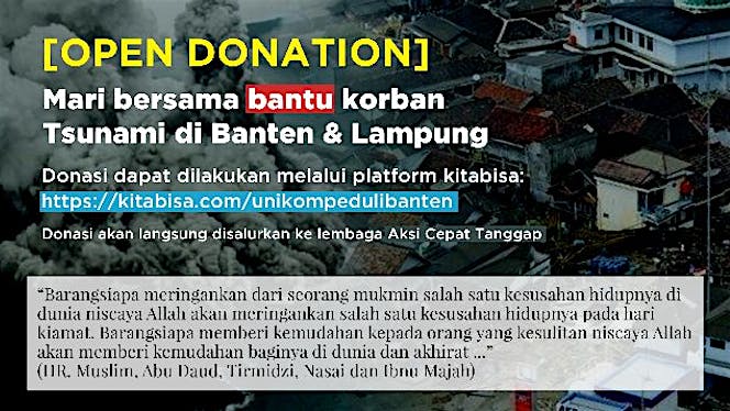 LDK Ummi Peduli Korban Tsunami Banten dan Lampung