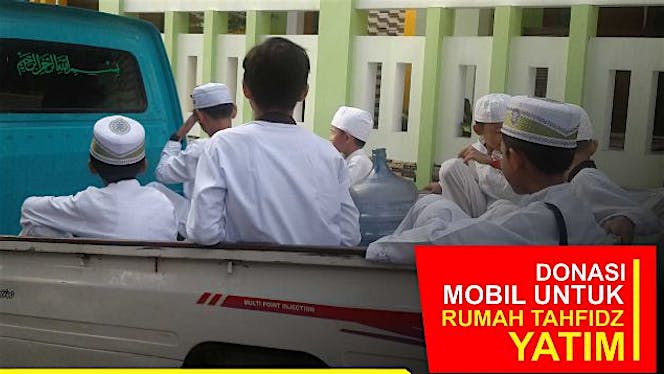 Patungan beli mobil untuk santri tahfidz