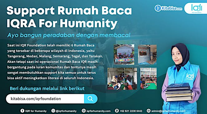 Support Rumah Baca Seluruh Indonesia!