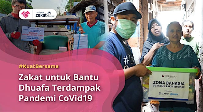 Zakat untuk Bantu Warga Dhuafa Terdampak Corona