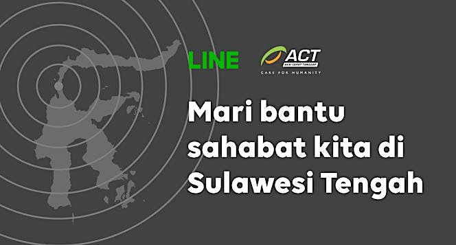 LINE Indonesia untuk Sulawesi Tengah