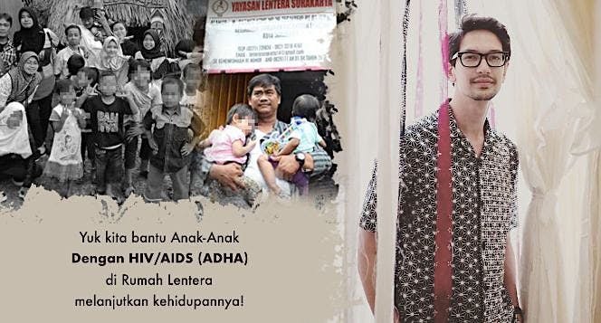 Bersama Dimas Beck Bantu Anak Dengan HIV/AIDS