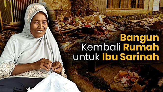 Rumah untuk Ibu Pemulung dan Ketiga Anaknya
