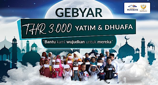Gebyar THR 3000 Yatim dan Dhuafa