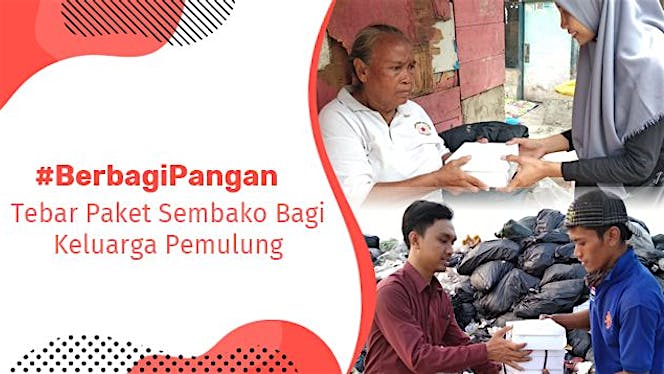 Gerakan #BerbagiPangan untuk Keluarga Pemulung