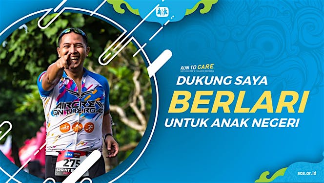 Michael berlari 150KM untuk Mimpi Anak Indonesia