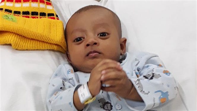 Bantu dede Hamzah Cangkok Hati