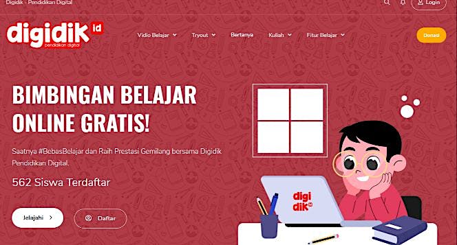 Bimbel Online Gratis untuk Pelajar Indonesia
