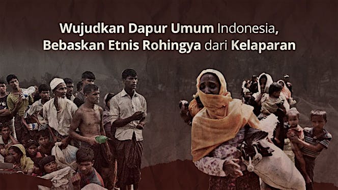 Dapur Umum Indonesia untuk Pengungsi Rohingya