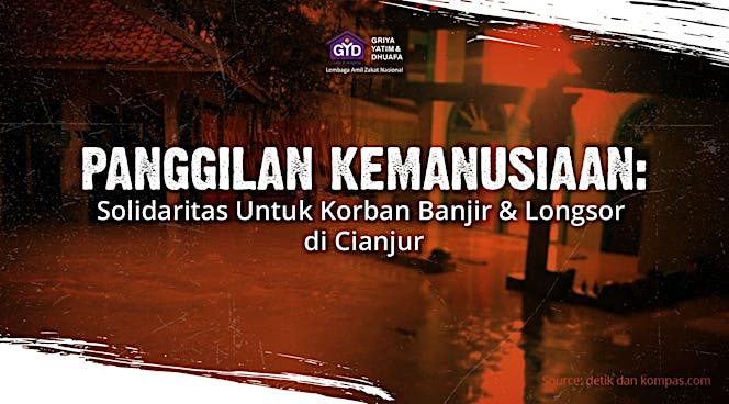 Bantu Warga Korban Banjir & Longsor Di Cianjur