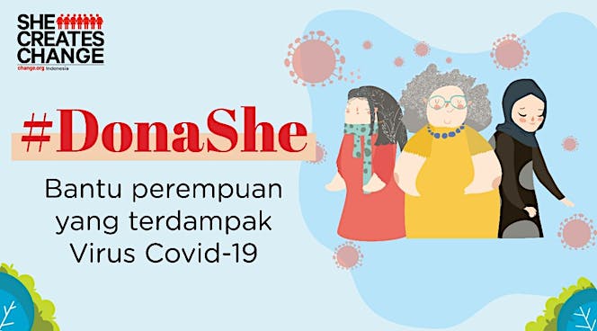 #DonaShe - Bantu perempuan terdampak Covid-19