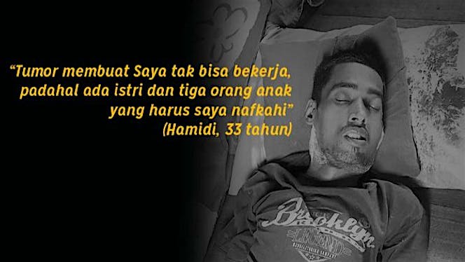 Bantu Hamidi Lawan Tumor Tenggorokan