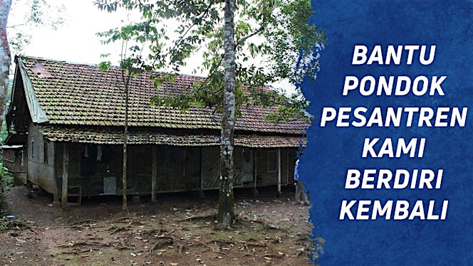 Hampir Roboh, Ponpes Baitul Anwar Butuh Bantuan
