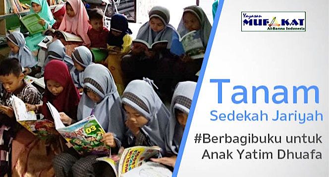 Berbagi Buku untuk Anak Yatim
