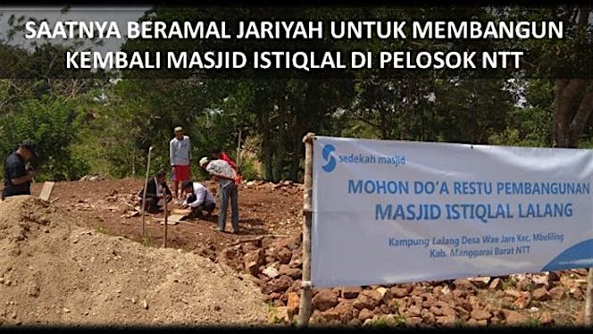14 Tahun masjid ISTIQLAL ini belum direnovasi