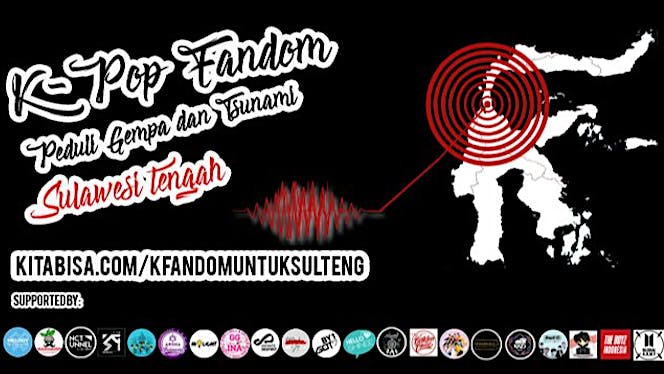 K-Pop Fandom Peduli Gempa Donggala & Palu Sulteng
