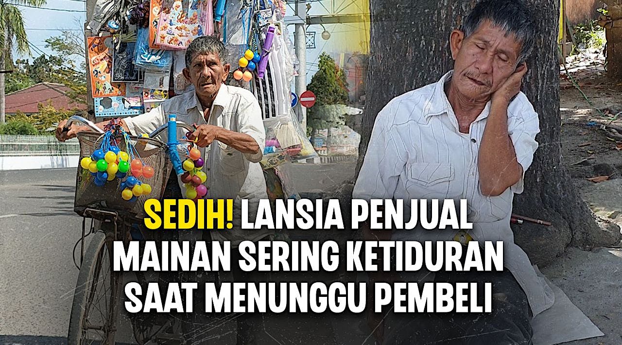 17 Tahun Kakek Jualan Mainan Keliling Untuk Hidup