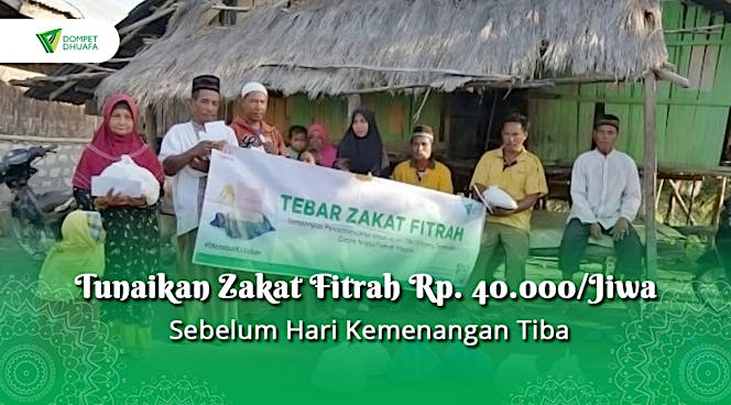 Tebar Zakat Fitrah Bersama Dompet Dhuafa