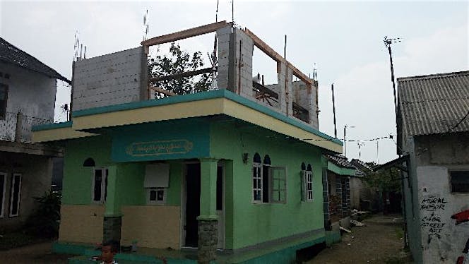Bangun Musholla "Baiturrohmah" Bubulak - Bogor