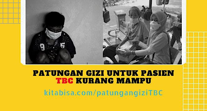 Patungan Gizi untuk Pasien TBC Kurang Mampu