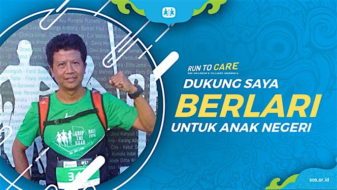I Nyoman Dama Berlari 150KM untuk Anak Indonesia