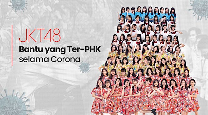 Bersama JKT48 Bantu yang Ter-PHK selama Corona