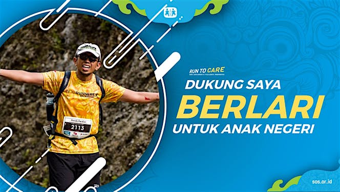 Hendy berlari 150KM untuk Mimpi Anak Indonesia
