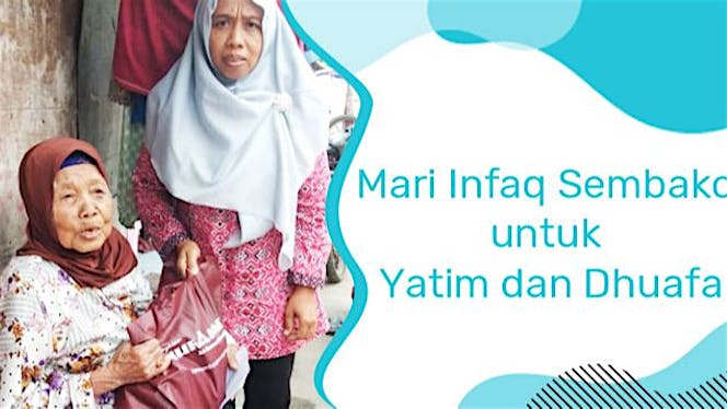 Mari Infaq Sembako untuk Yatim dan Dhuafa