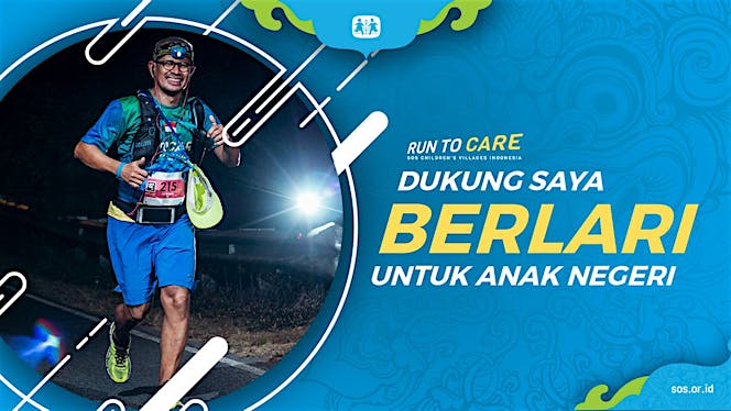 Kamal berlari 150KM untuk Mimpi Anak Indonesia