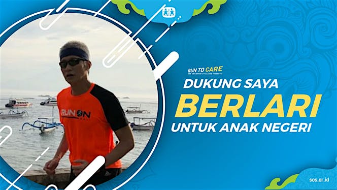 Johan Berlari 150KM untuk Mimpi Anak Indonesia