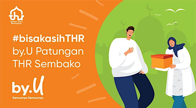 by.U Patungan THR Sembako | #bisakasihTHR