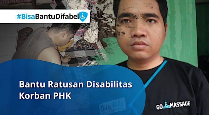Bantu Ratusan Disabilitas Korban PHK