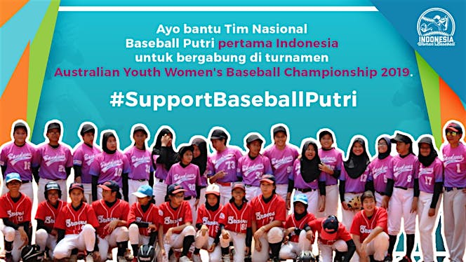 Wujudkan Timnas Baseball Putri Indonesia Pertama